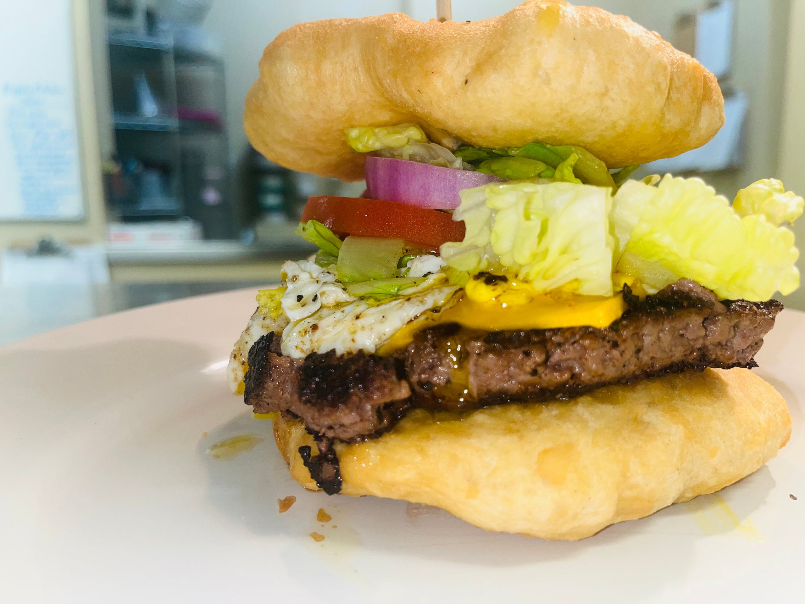 Bake and Jack Burger Naomi's Island Cafe